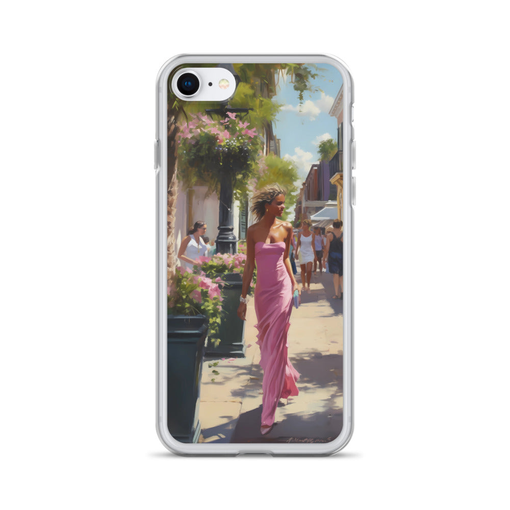 iPhone Case - Pink Lady in the City