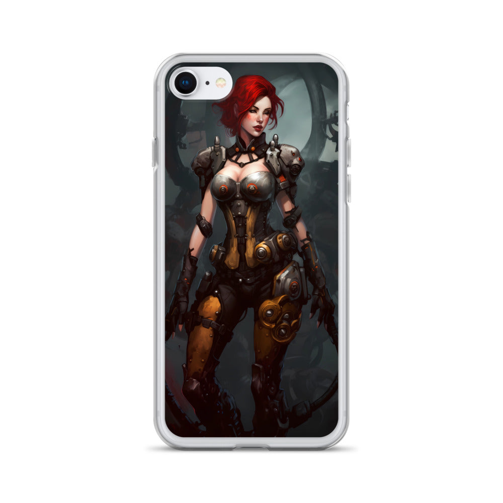 iPhone Case - Redhead Cybernetic Warrior