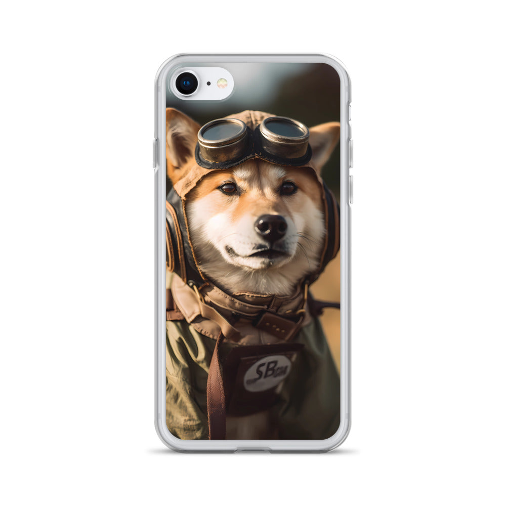 iPhone Case - Shiba Inu Pilot