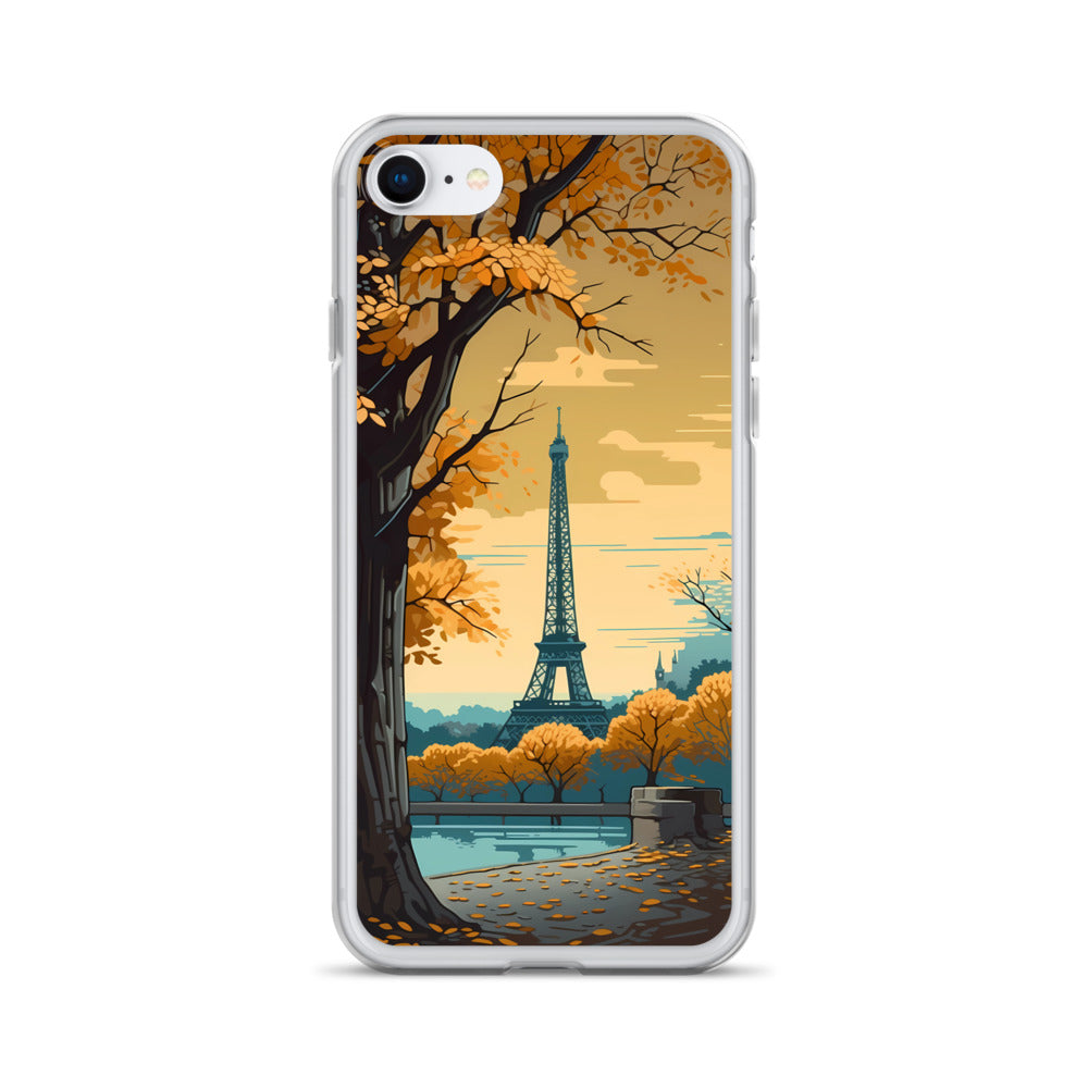 iPhone Case - Golden Eiffel Tower
