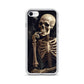 iPhone Case -  Somber Skeleton Smoking
