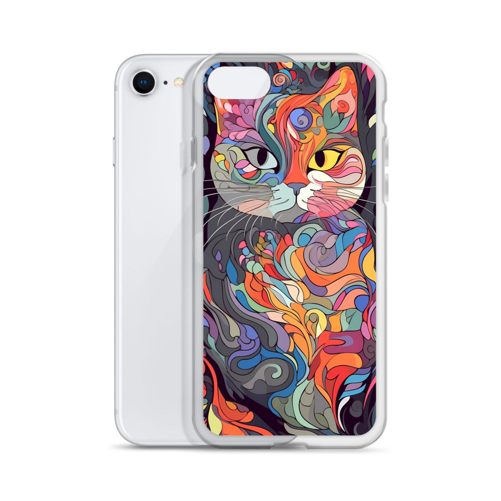iPhone Case - Psychedelic Cat