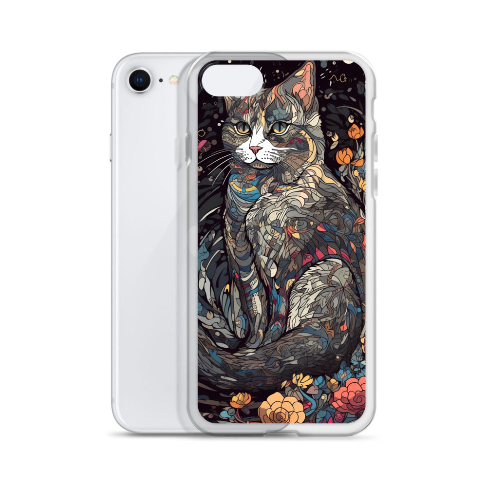 iPhone Case - Gray Cat Garden