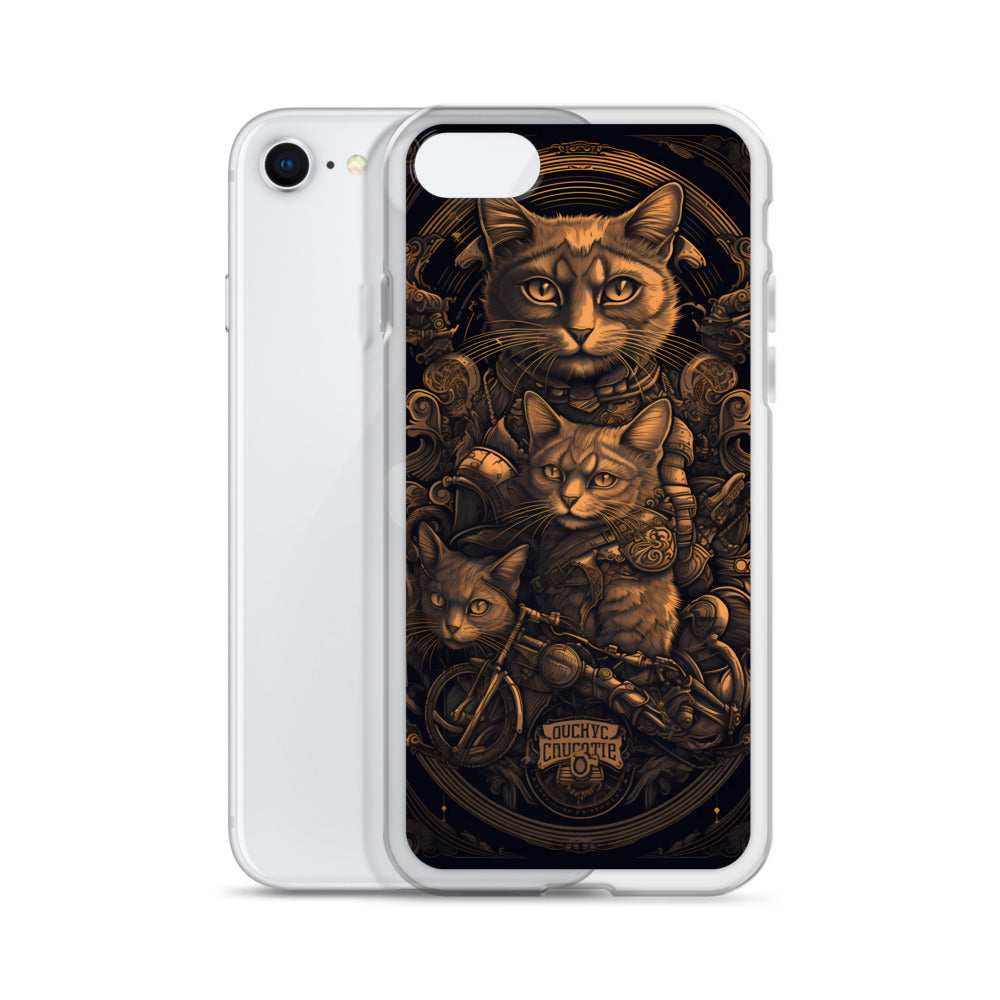iPhone Case - Dieselpunk Cat Print