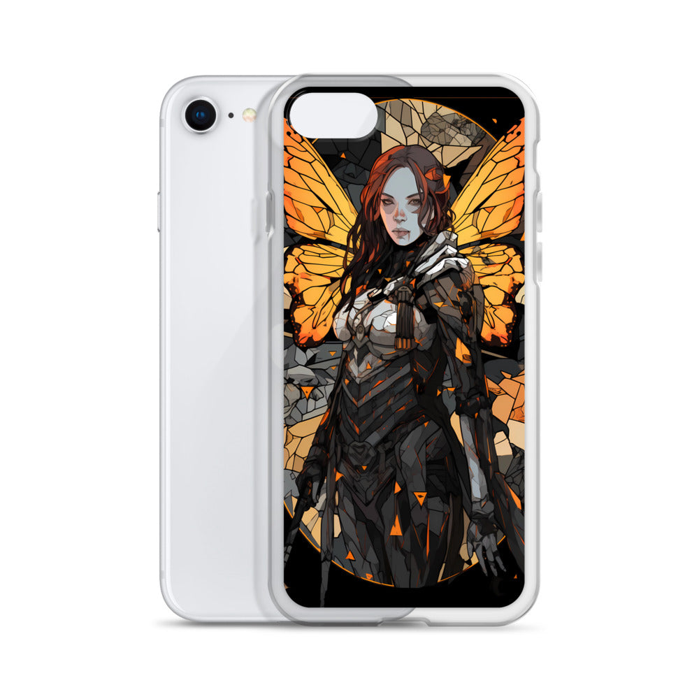 iPhone Case - Winged Woman Stained Glass