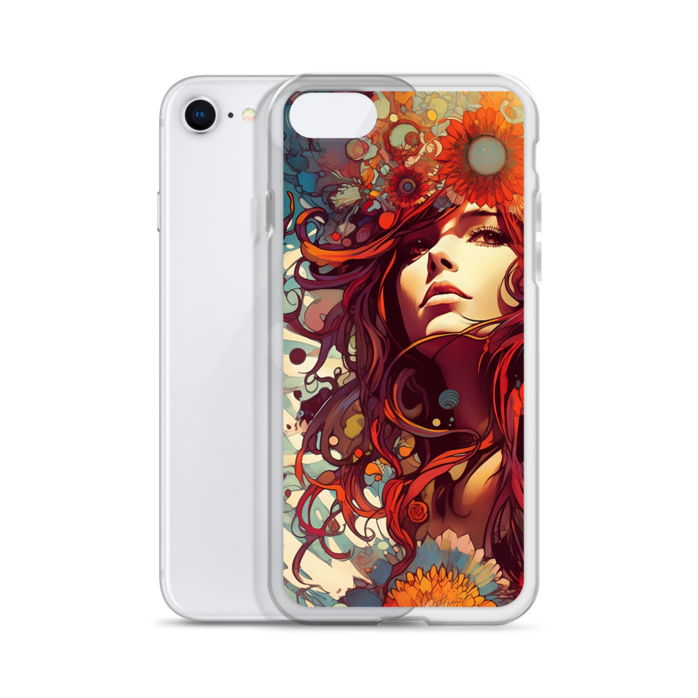 iPhone Case - Flower Immersed Woman