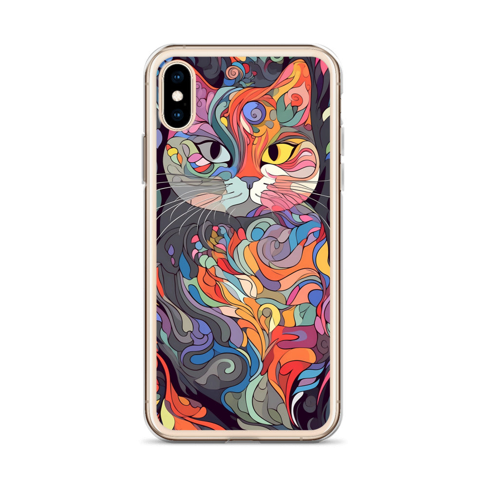 iPhone Case - Psychedelic Cat