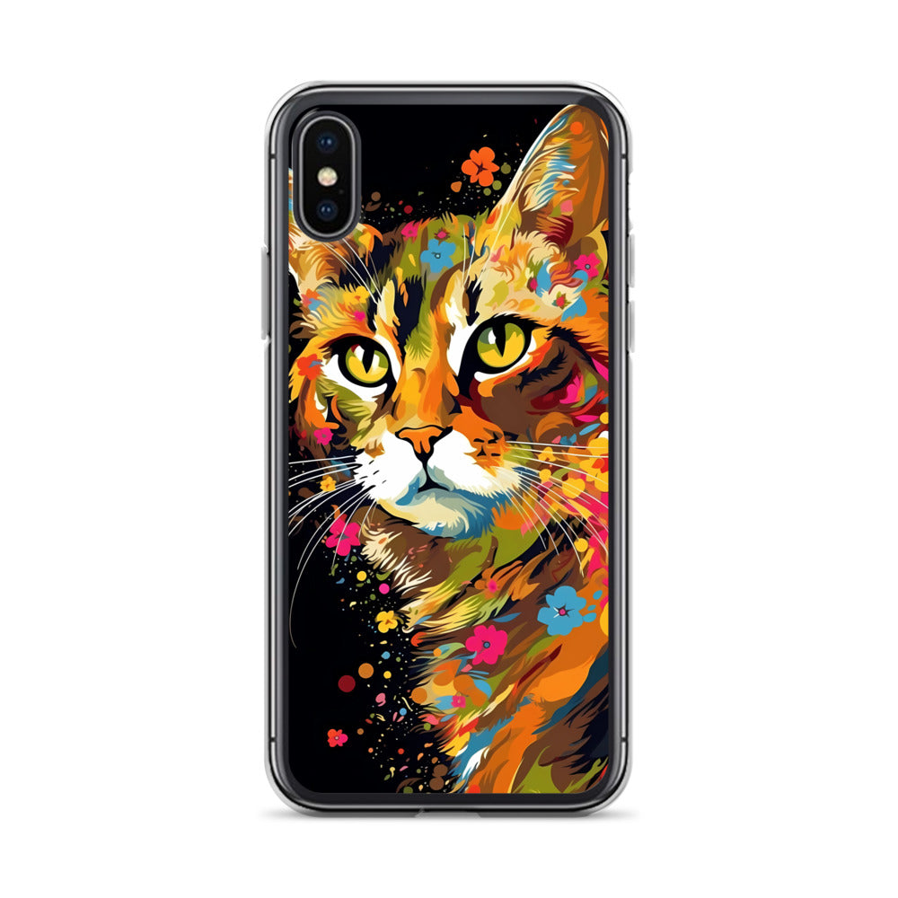 iPhone Case - Floral Feline