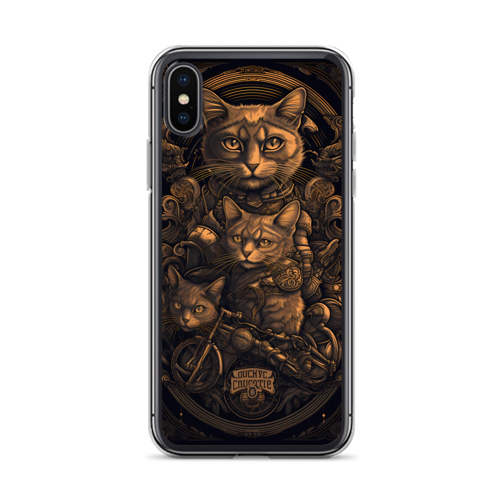 iPhone Case - Dieselpunk Cat Print
