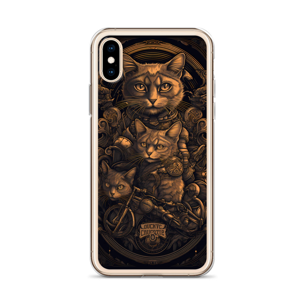 iPhone Case - Dieselpunk Cat Print
