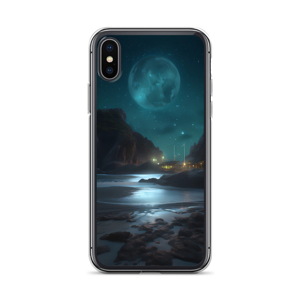 iPhone Case - Moonlit Coastal