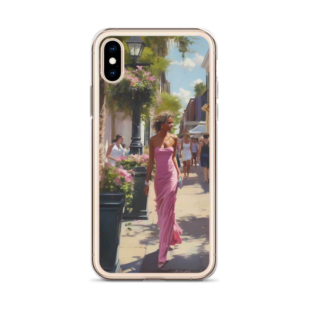 iPhone Case - Pink Lady in the City