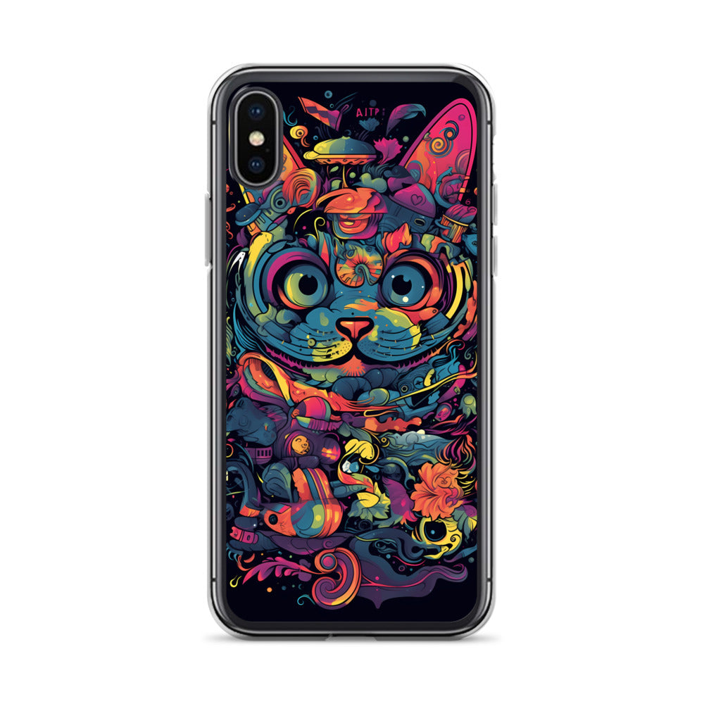iPhone Case - Psychedelia Cat