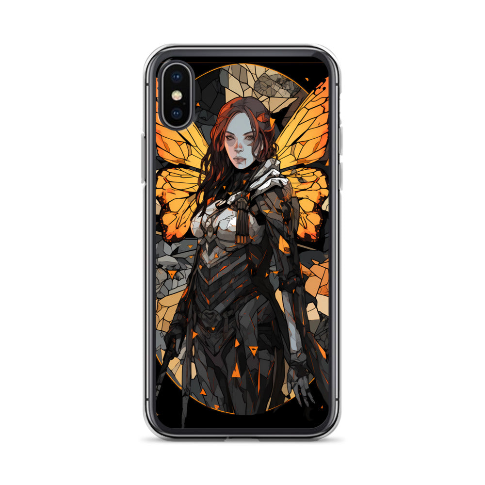 iPhone Case - Winged Woman Stained Glass