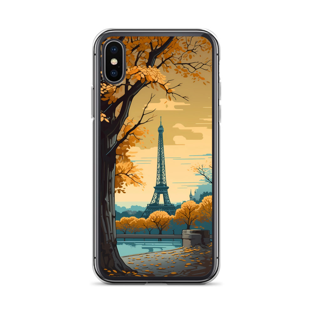 iPhone Case - Golden Eiffel Tower
