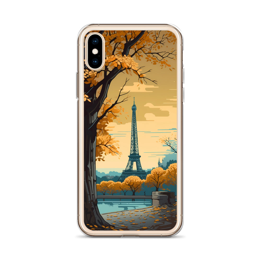 iPhone Case - Golden Eiffel Tower