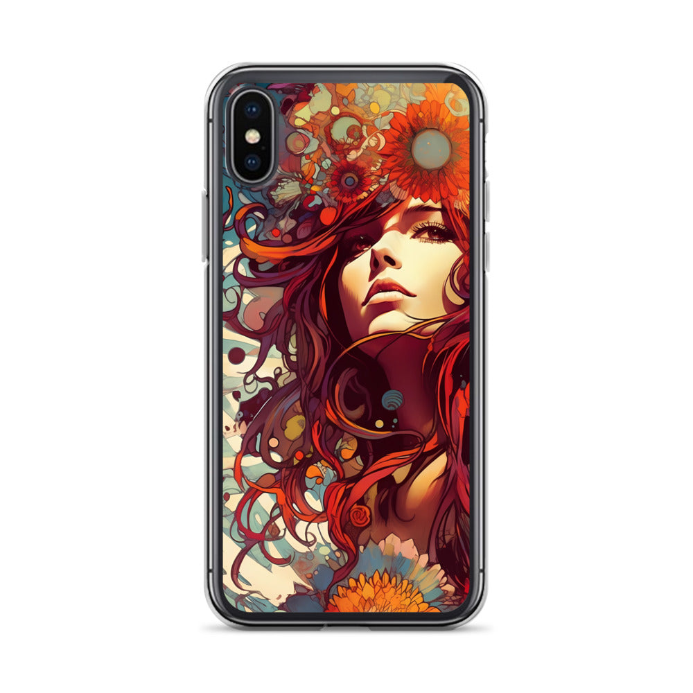 iPhone Case - Flower Immersed Woman