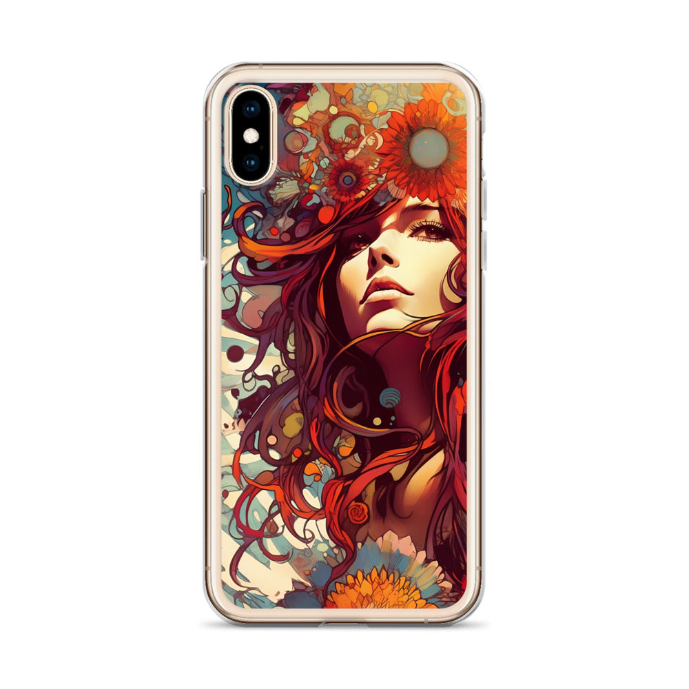 iPhone Case - Flower Immersed Woman