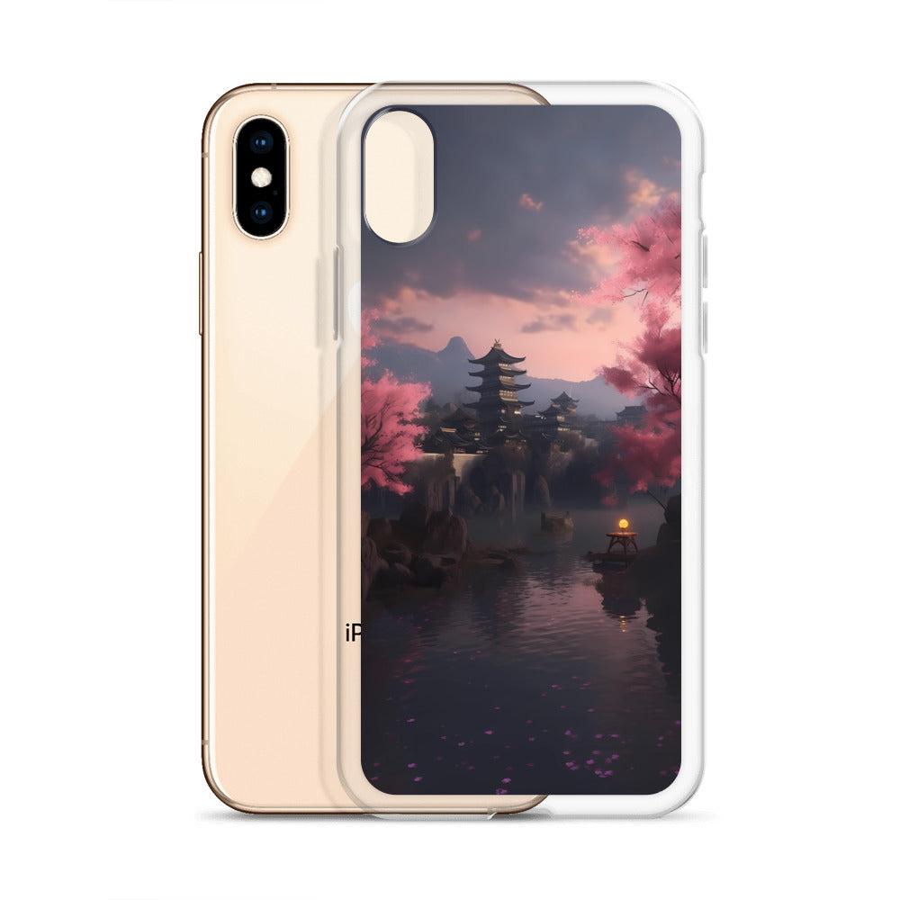 iPhone Case - Cherry Blossoms on Lake