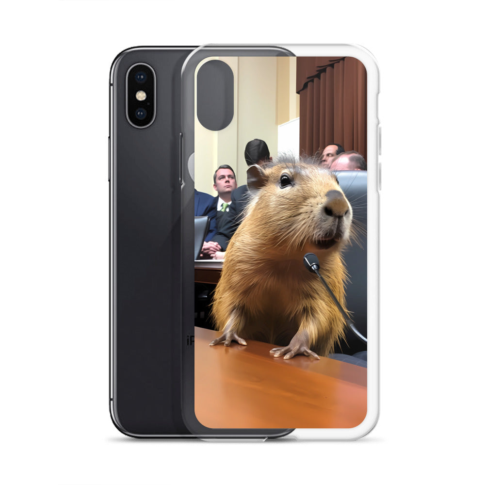 iPhone Case - Testifying Capybara