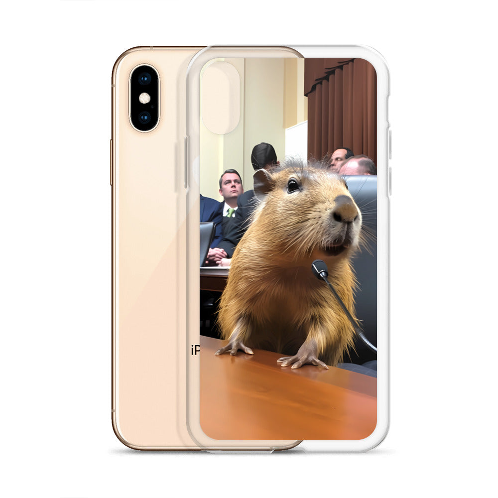 iPhone Case - Testifying Capybara