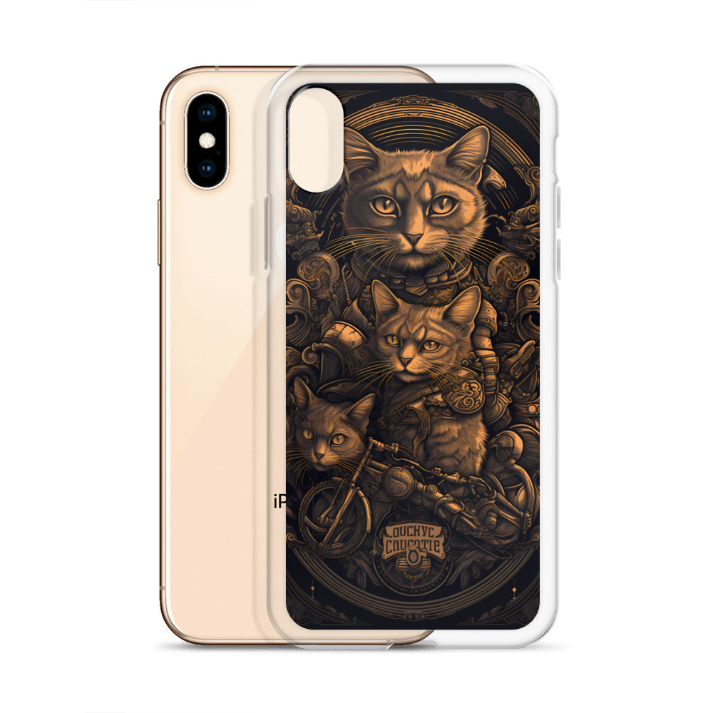 iPhone Case - Dieselpunk Cat Print
