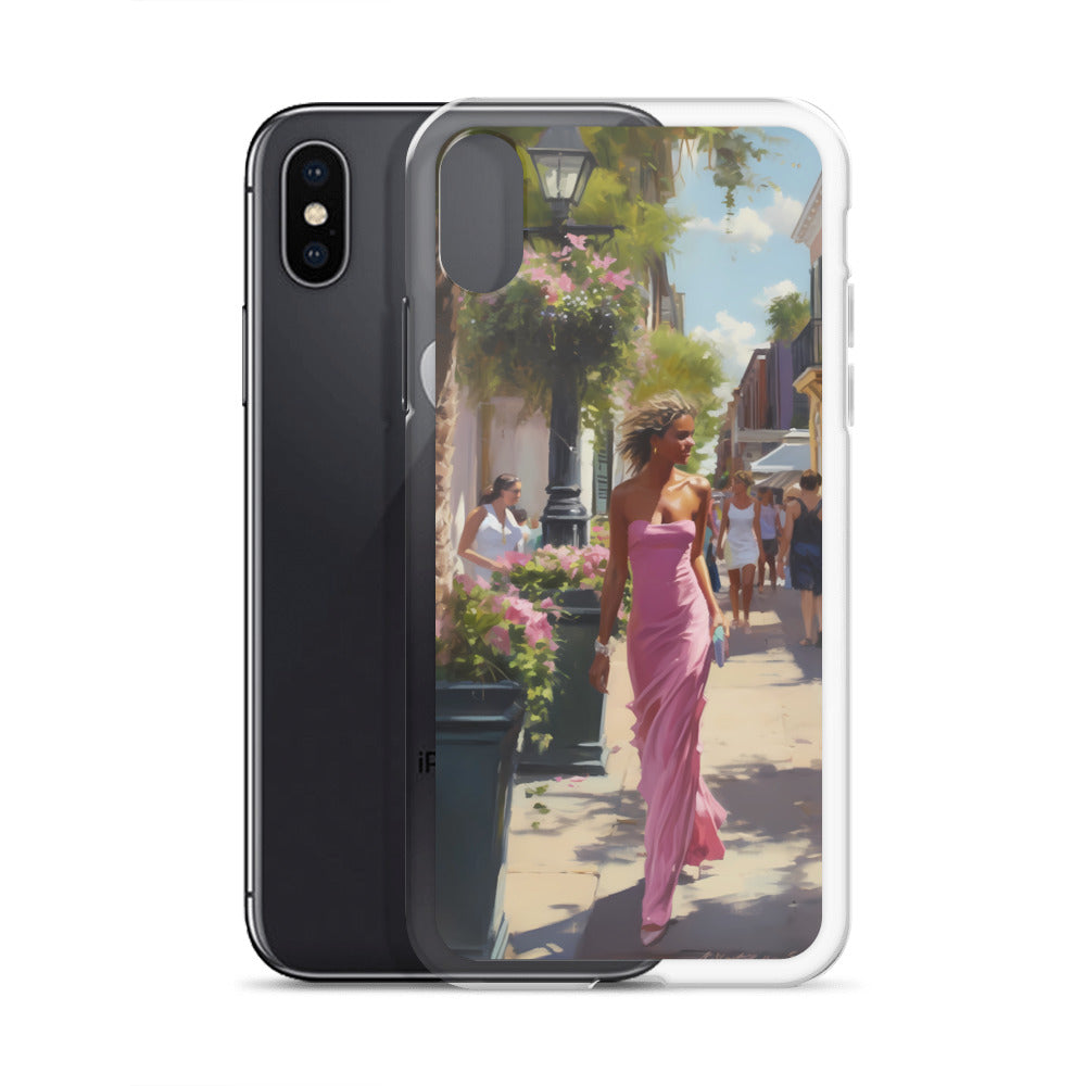 iPhone Case - Pink Lady in the City