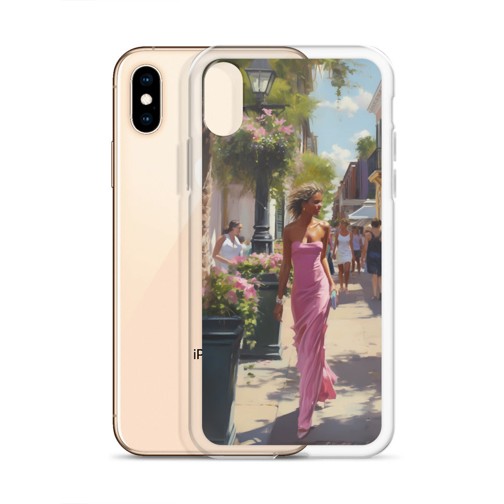 iPhone Case - Pink Lady in the City