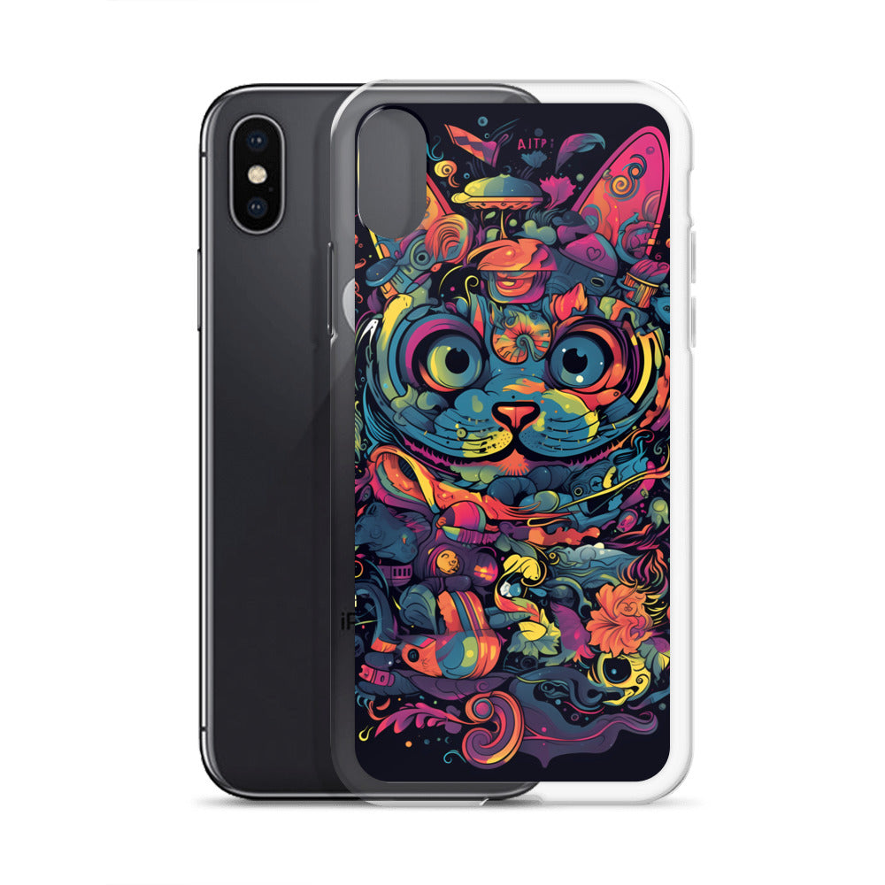 iPhone Case - Psychedelia Cat