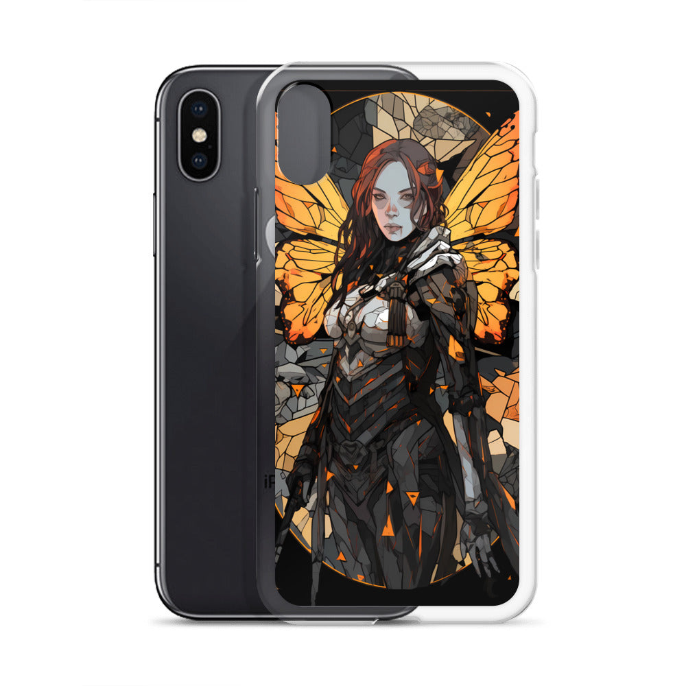 iPhone Case - Winged Woman Stained Glass