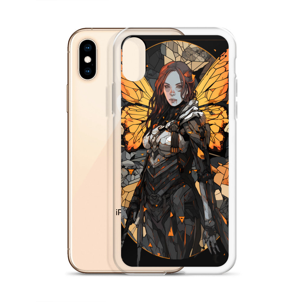iPhone Case - Winged Woman Stained Glass