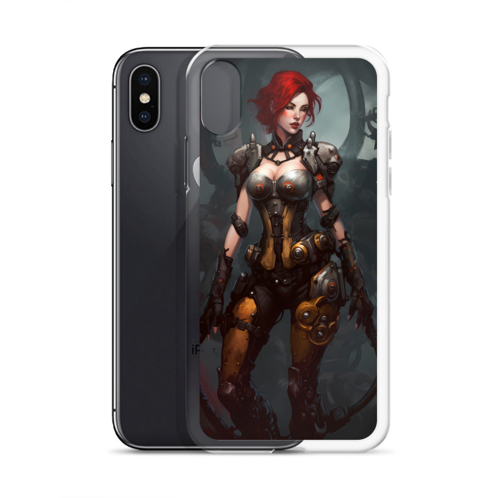iPhone Case - Redhead Cybernetic Warrior