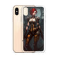 iPhone Case - Redhead Cybernetic Warrior