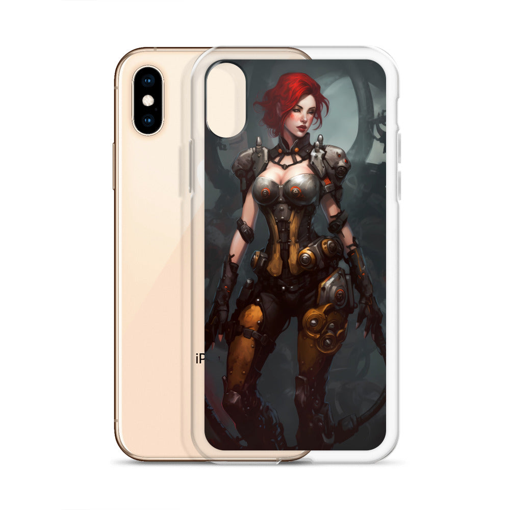 iPhone Case - Redhead Cybernetic Warrior