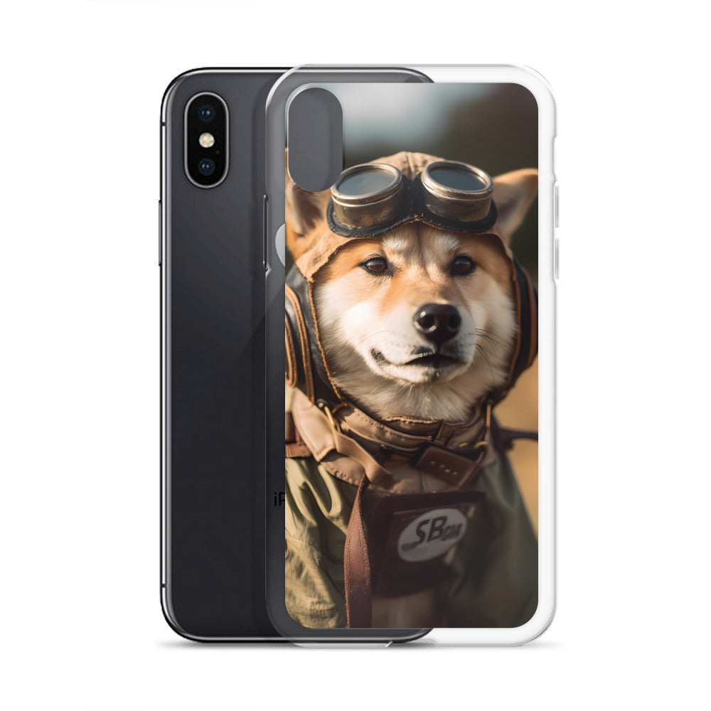 iPhone Case - Shiba Inu Pilot