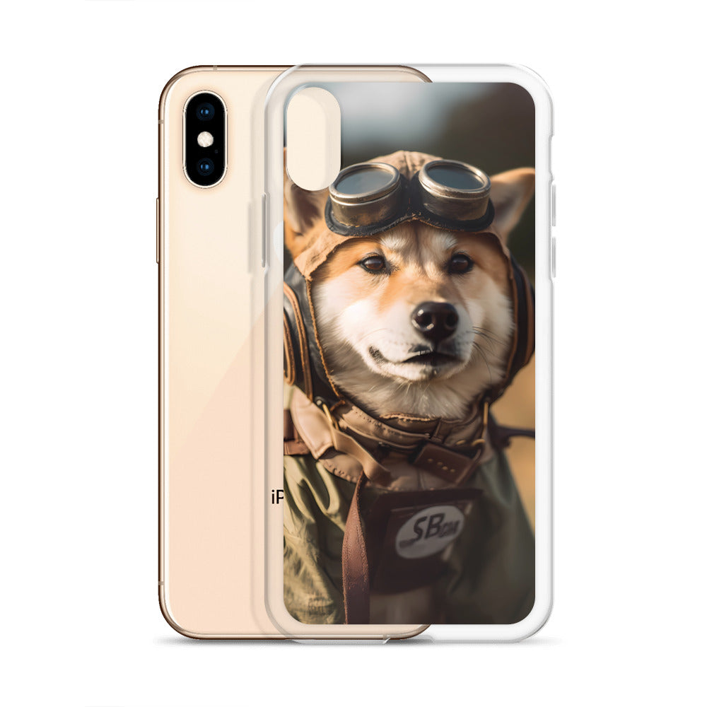 iPhone Case - Shiba Inu Pilot