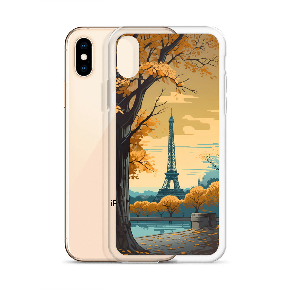 iPhone Case - Golden Eiffel Tower