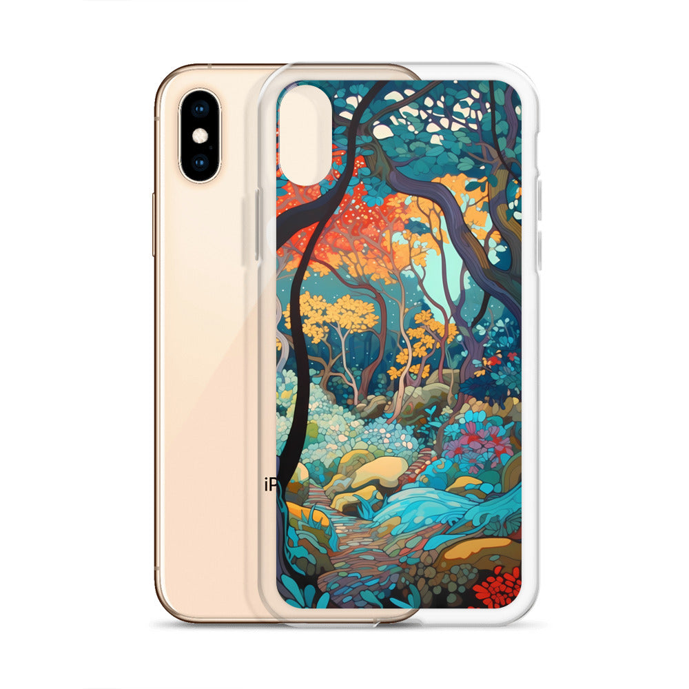 iPhone Case - Colorful Tree Landscape