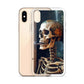 iPhone Case - Skull Flower Skeleton