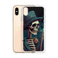 iPhone Case - Cryptidcore Skeleton Smoker