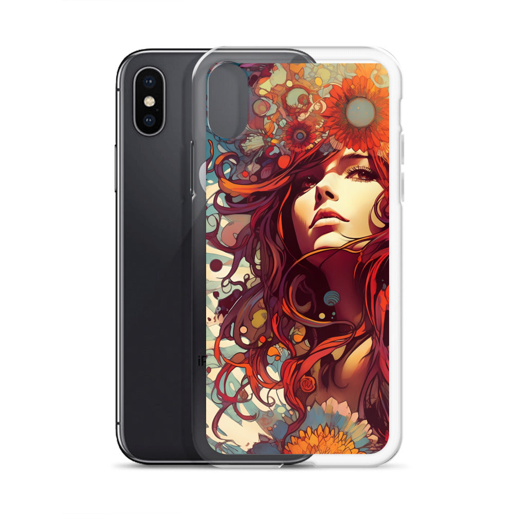iPhone Case - Flower Immersed Woman