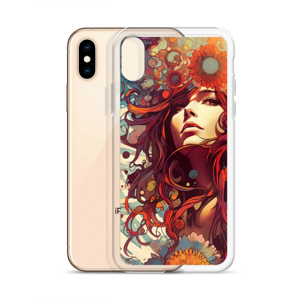 iPhone Case - Flower Immersed Woman
