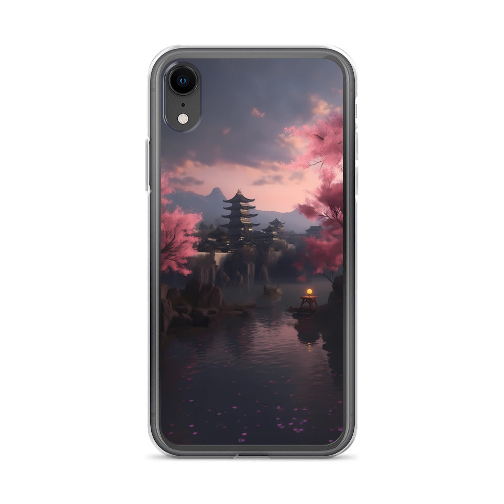 iPhone Case - Cherry Blossoms on Lake