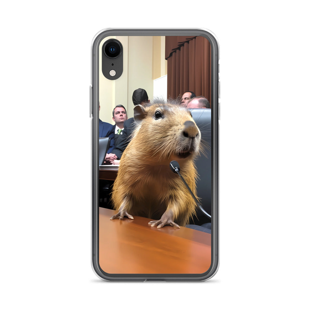 iPhone Case - Testifying Capybara