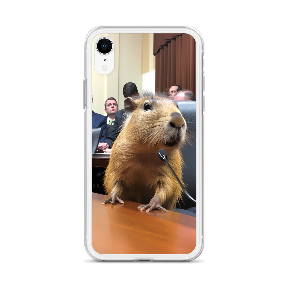 iPhone Case - Testifying Capybara