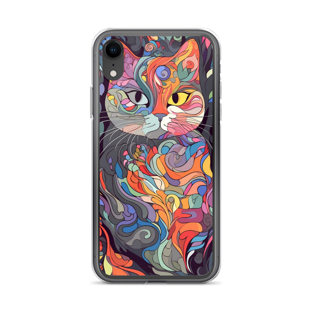 iPhone Case - Psychedelic Cat