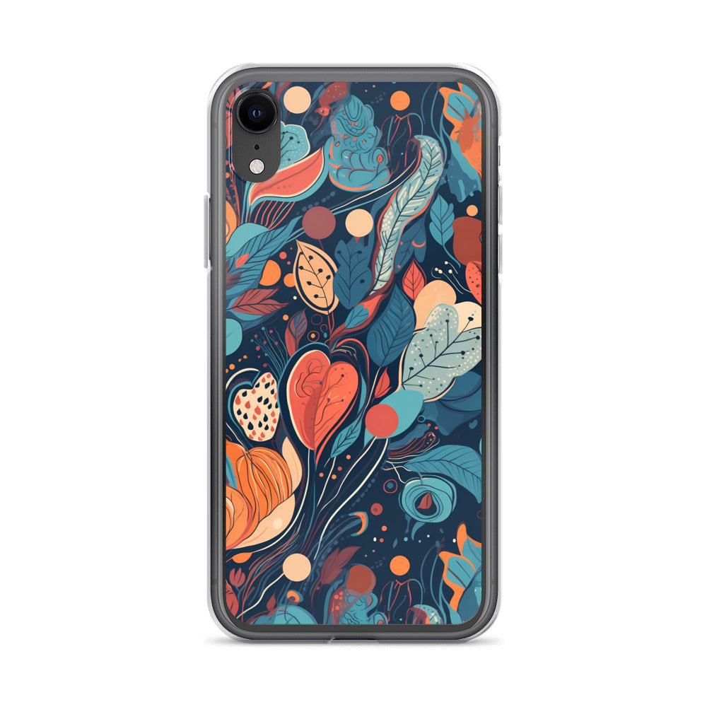 iPhone Case -  Whimsical Leaf Pattern