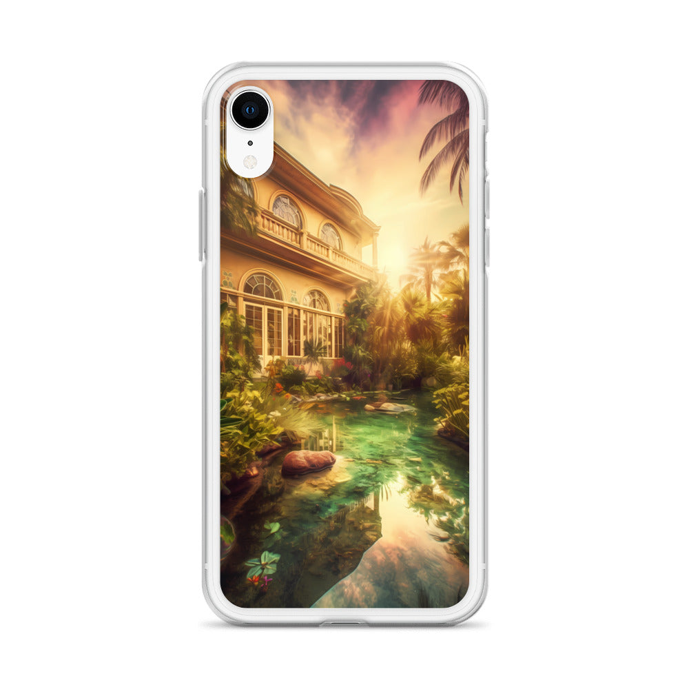 iPhone Case - Tropical Villa at Dusk