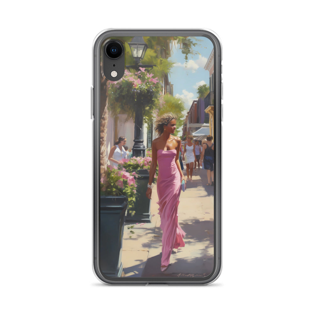 iPhone Case - Pink Lady in the City
