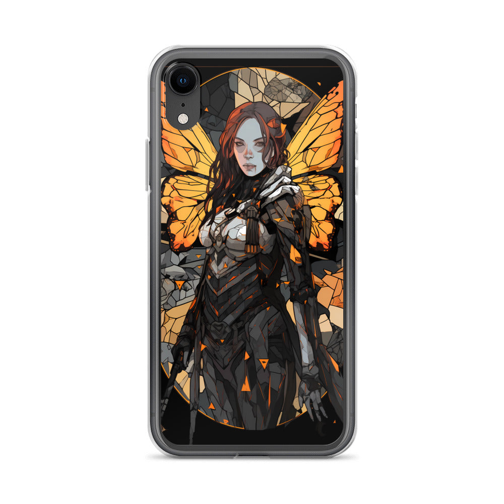 iPhone Case - Winged Woman Stained Glass